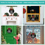 Merry Christmas Wooden Sign – Black & White