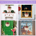 Merry Christmas Wooden Sign - Round