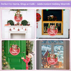 Merry Christmas Wooden Sign – Red & White
