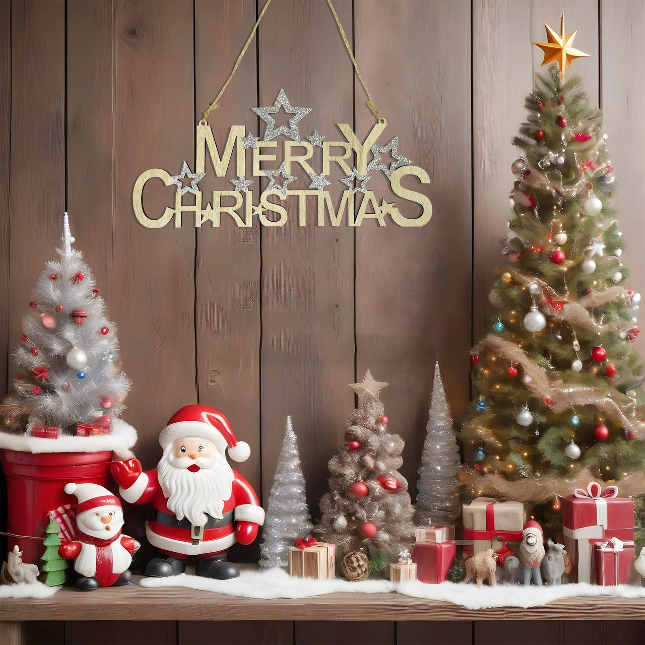 Christmas Hanging Sign - Merry Christmas