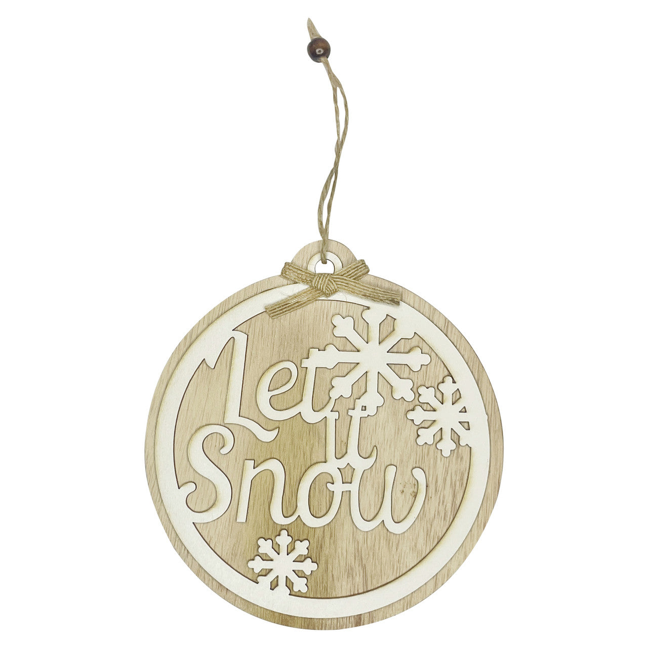 Christmas Hanging Sign - Let It Snow