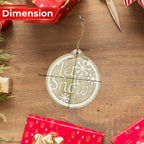 Christmas Hanging Sign - Let It Snow