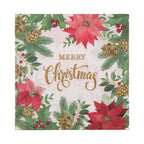 Christmas Themed Napkins (Pack of 20) - Green
