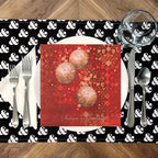Christmas Paper Napkins (Pack of 20) - Red and Gold