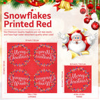Red Christmas Party Disposable Paper Napkins