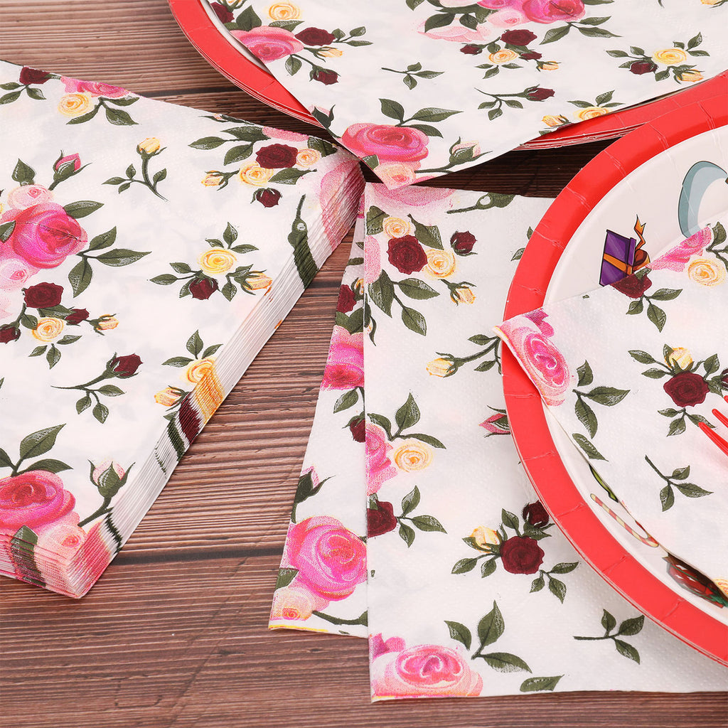 Floral Napkins (Pack of 20)
