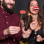 Merry Christmas Photo Booth Props - 32pcs