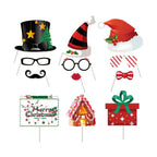 Merry Christmas Photo Booth Props - 22pcs