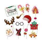 Merry Christmas Photo Booth Props - 22pcs