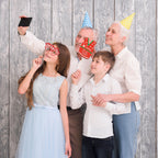 Merry Christmas Photo Booth Props - 47pcs