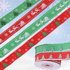 6M Christmas Ribbon for Gift Wrapping - Design 3