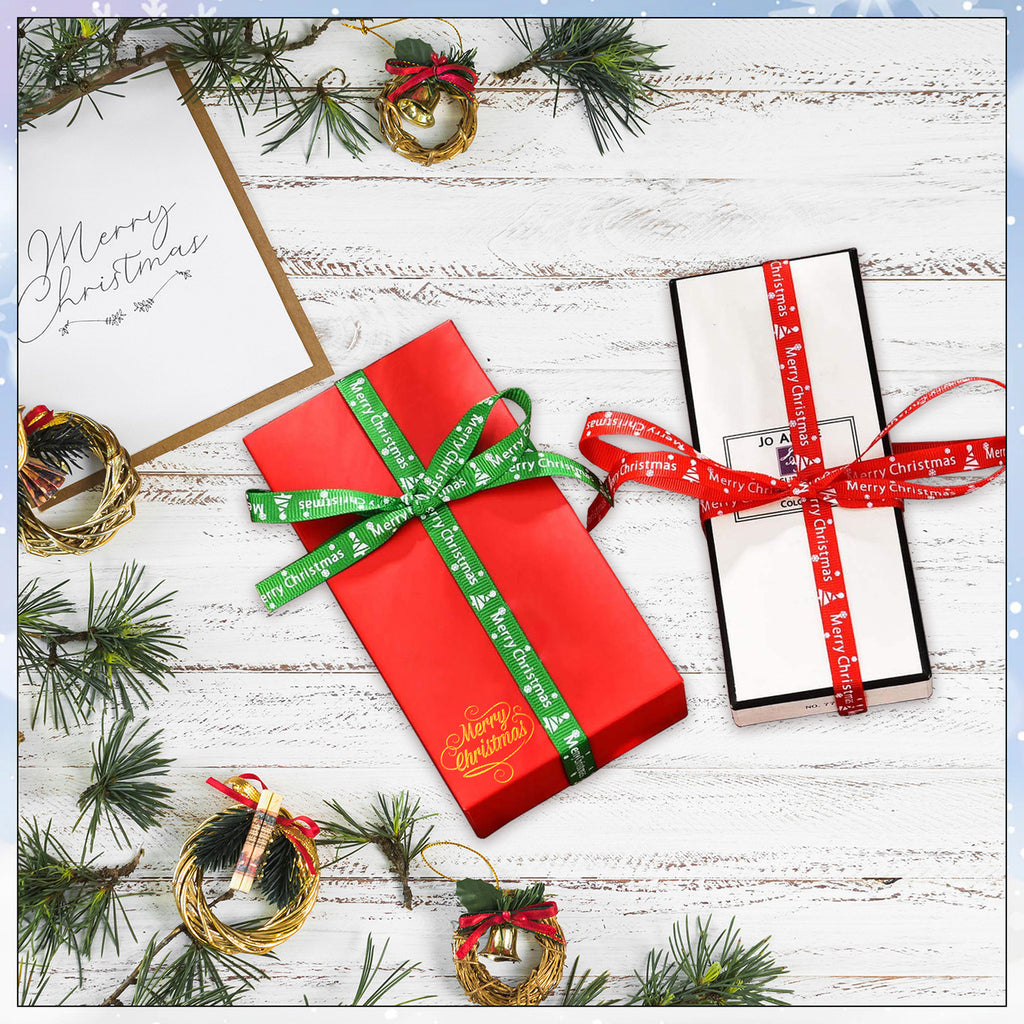 10M Christmas Ribbon for Gift Wrapping - Design 1