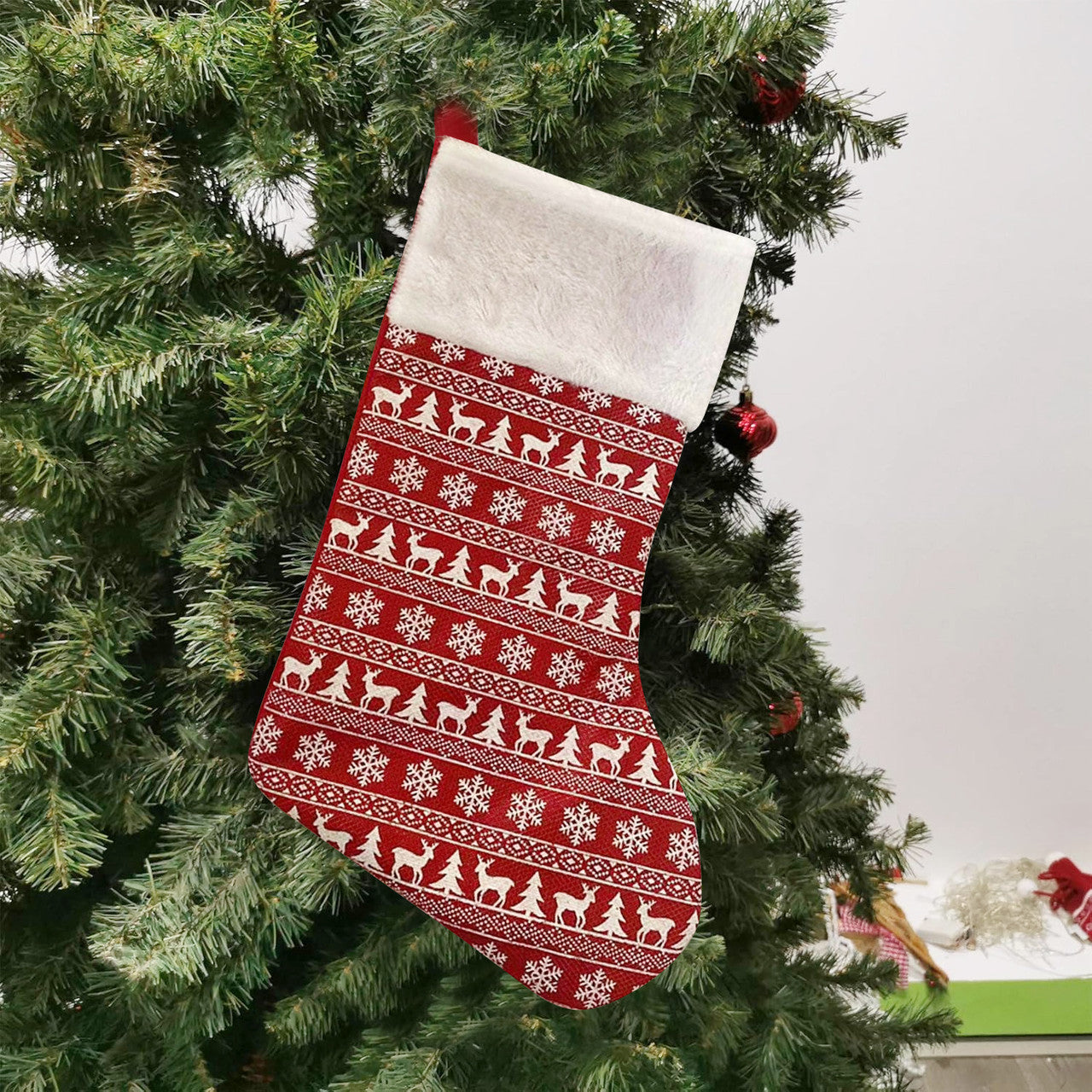 Christmas Stocking - Reindeer