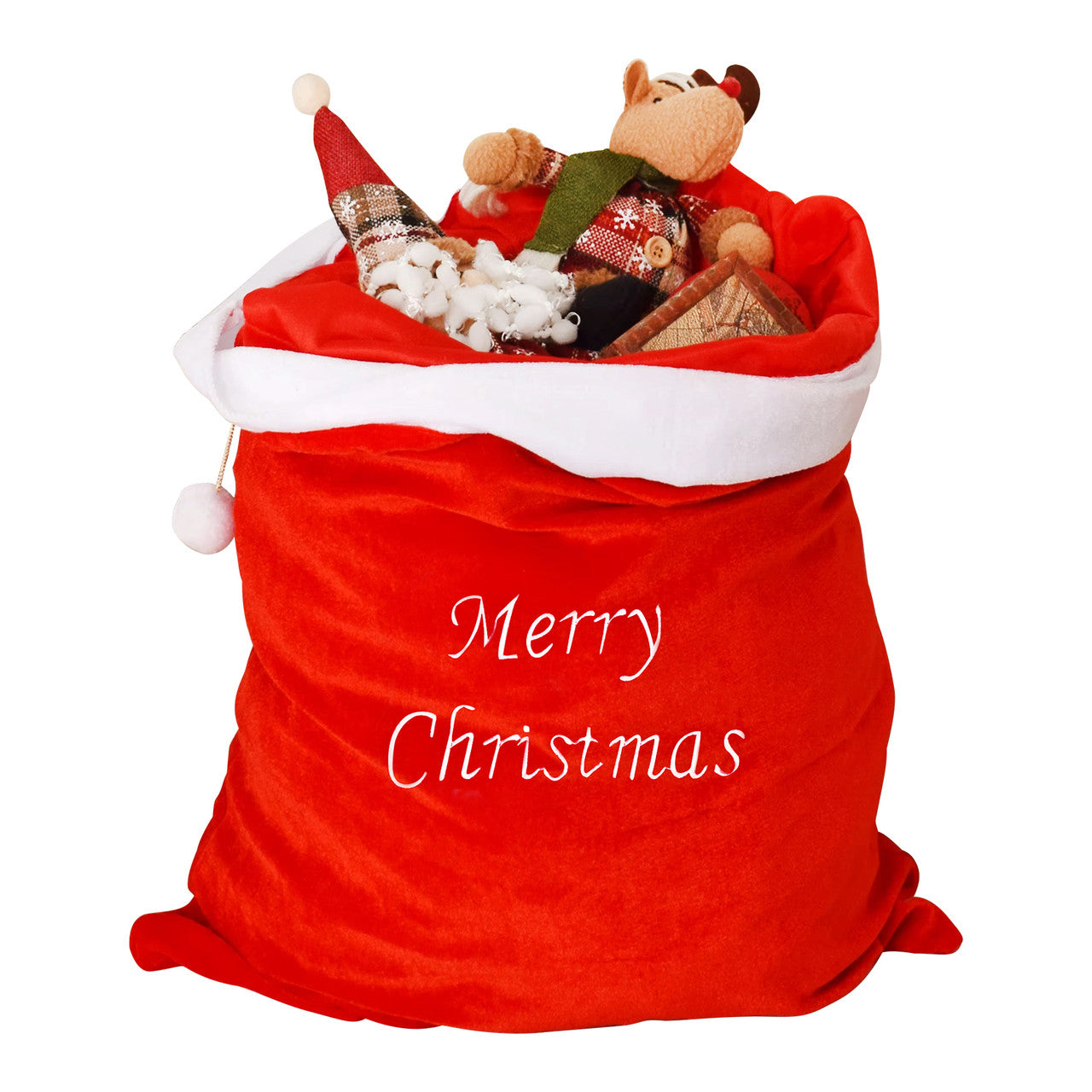Large Velvet Santa Stocking Sack