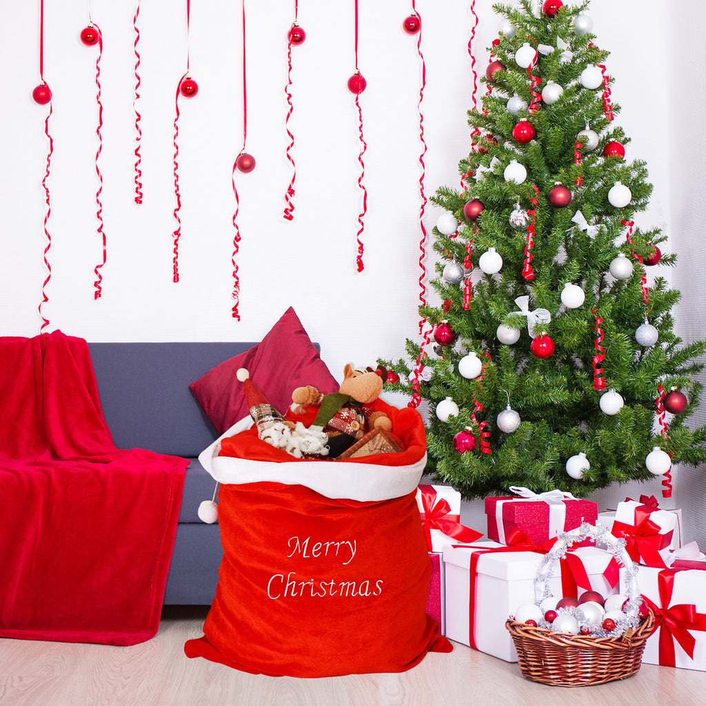 Large Velvet Santa Stocking Sack