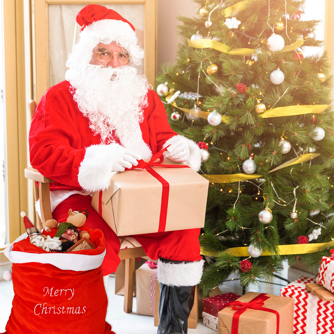 Large Velvet Santa Stocking Sack