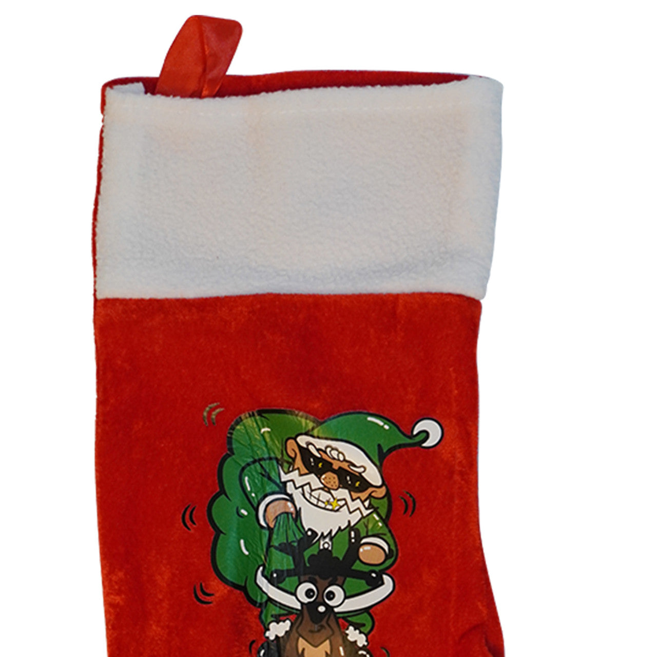 Christmas Stocking - Santa & Reindeer