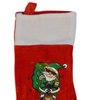 Christmas Stocking - Santa & Reindeer