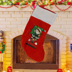 Christmas Stocking - Santa & Reindeer