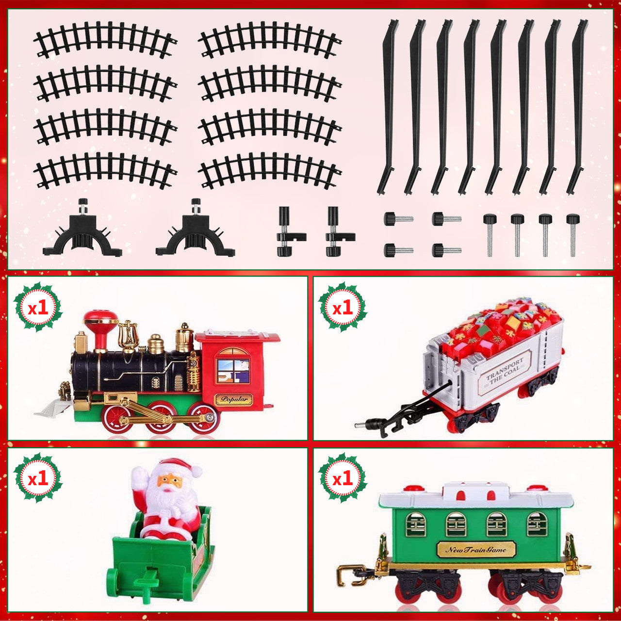 Christmas Tree Train Set