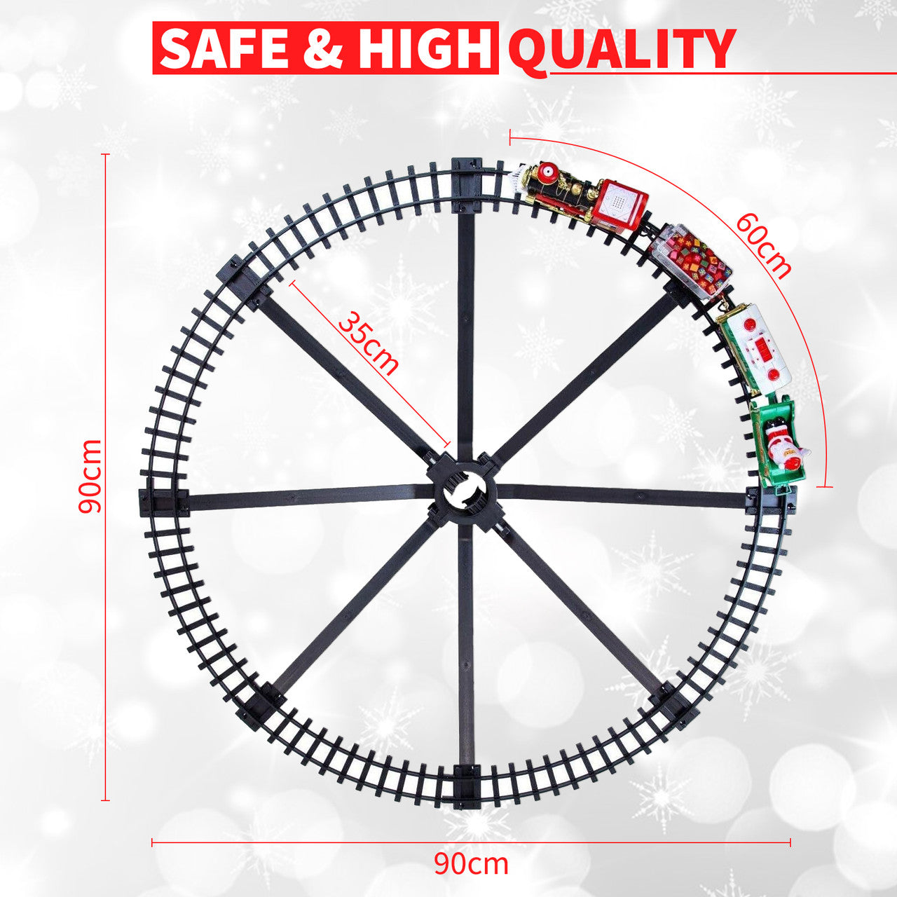 Christmas Tree Train Set