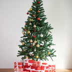 Artificial Christmas Tree with Warm White LED Lights - 4Ft/5ft/6ft