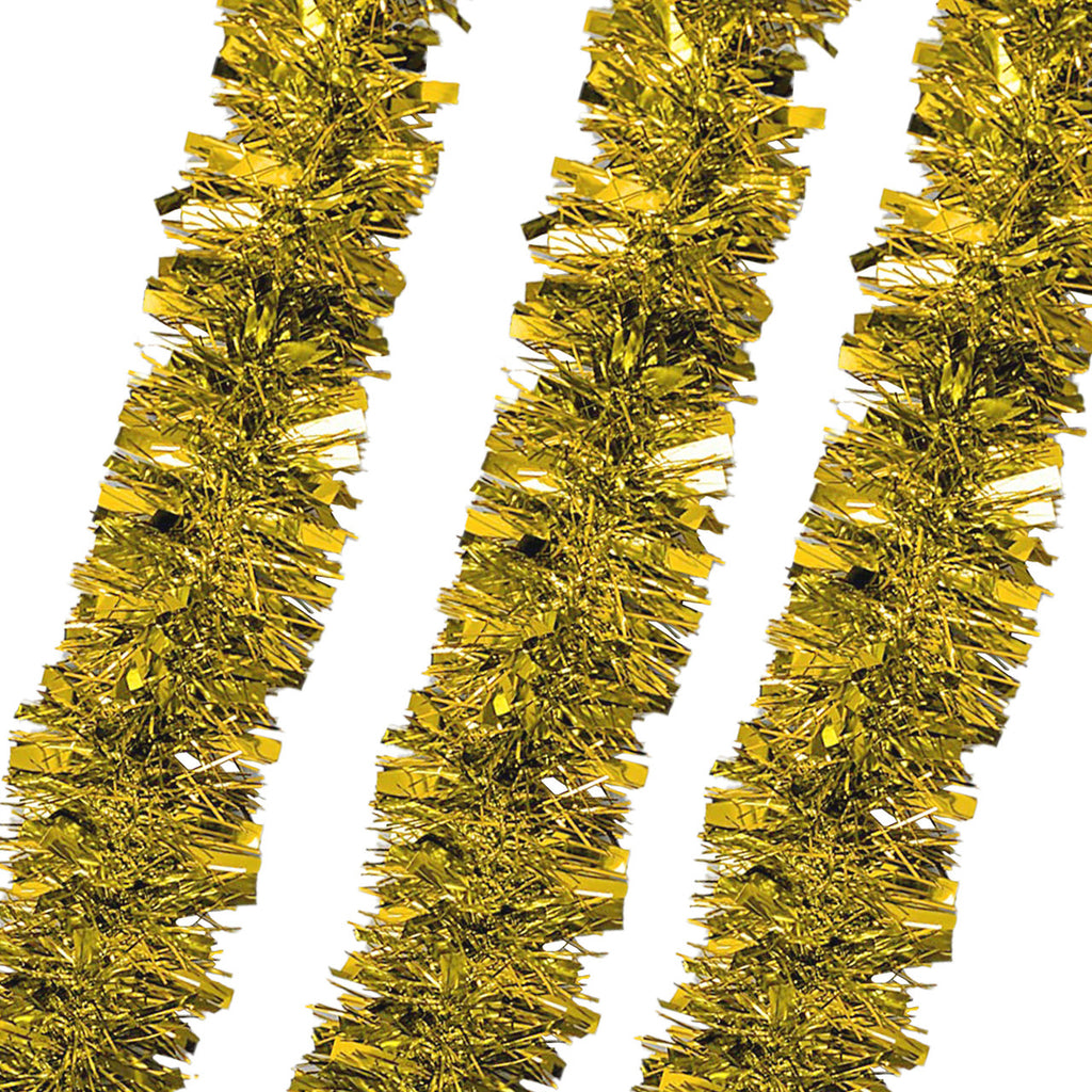 Christmas Tinsel Garland - Gold