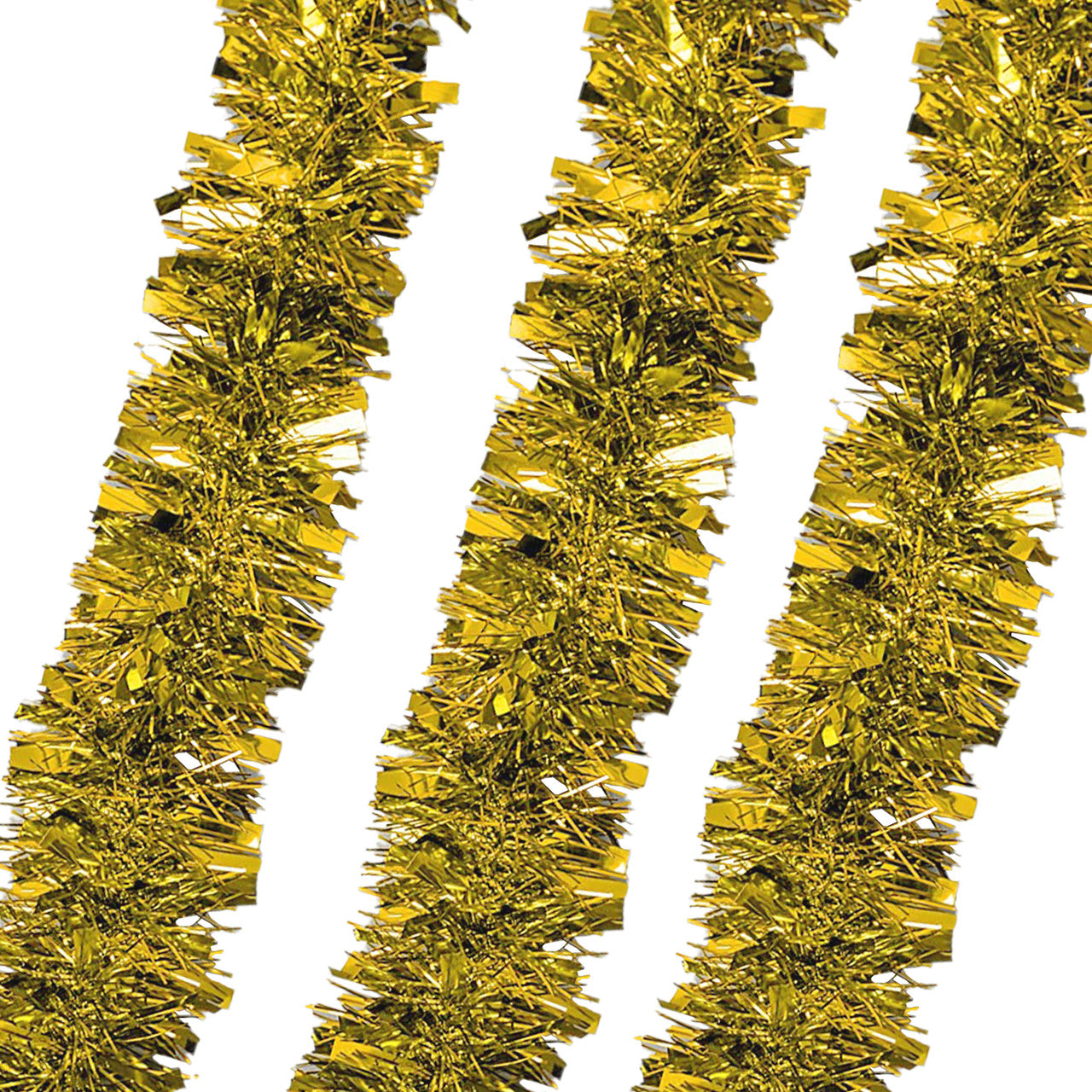 Christmas Tinsel Garland - Gold