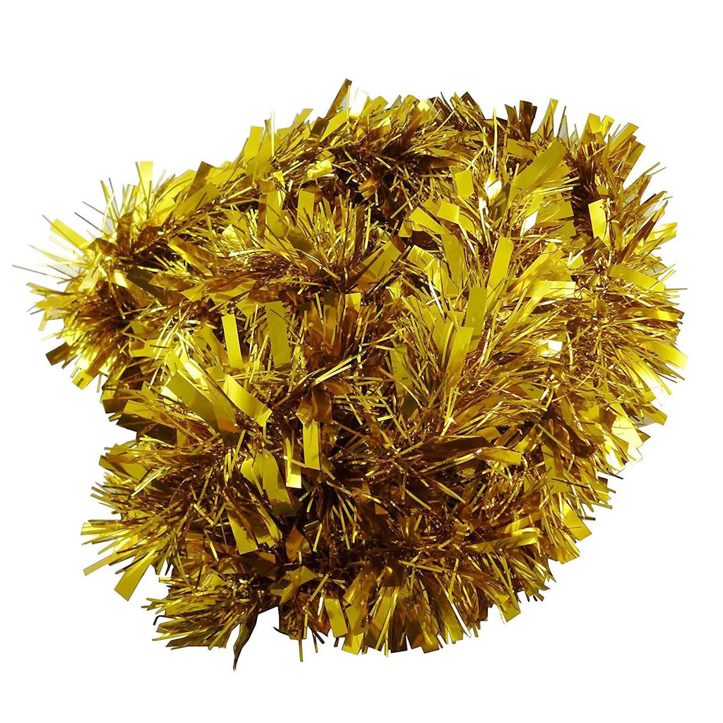 Christmas Tinsel Garland - Gold
