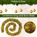 Christmas Tinsel Garland - Gold