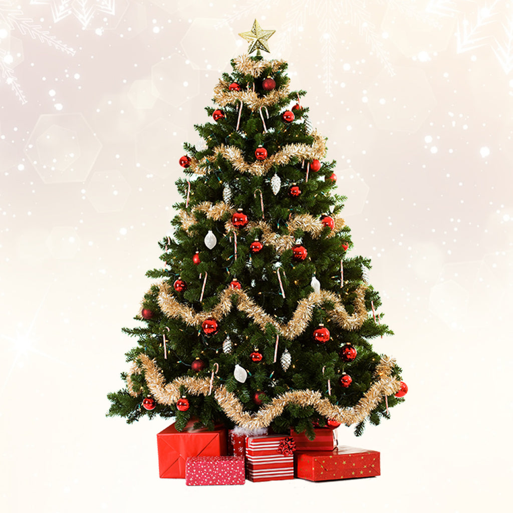 Christmas Tinsel Garland - Gold