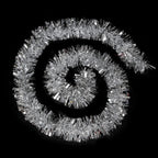 Christmas Tinsel Garland - Silver