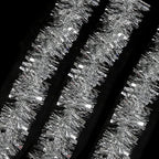 Christmas Tinsel Garland - Silver