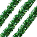 Christmas Tinsel Garland - Green