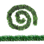 Christmas Tinsel Garland - Green