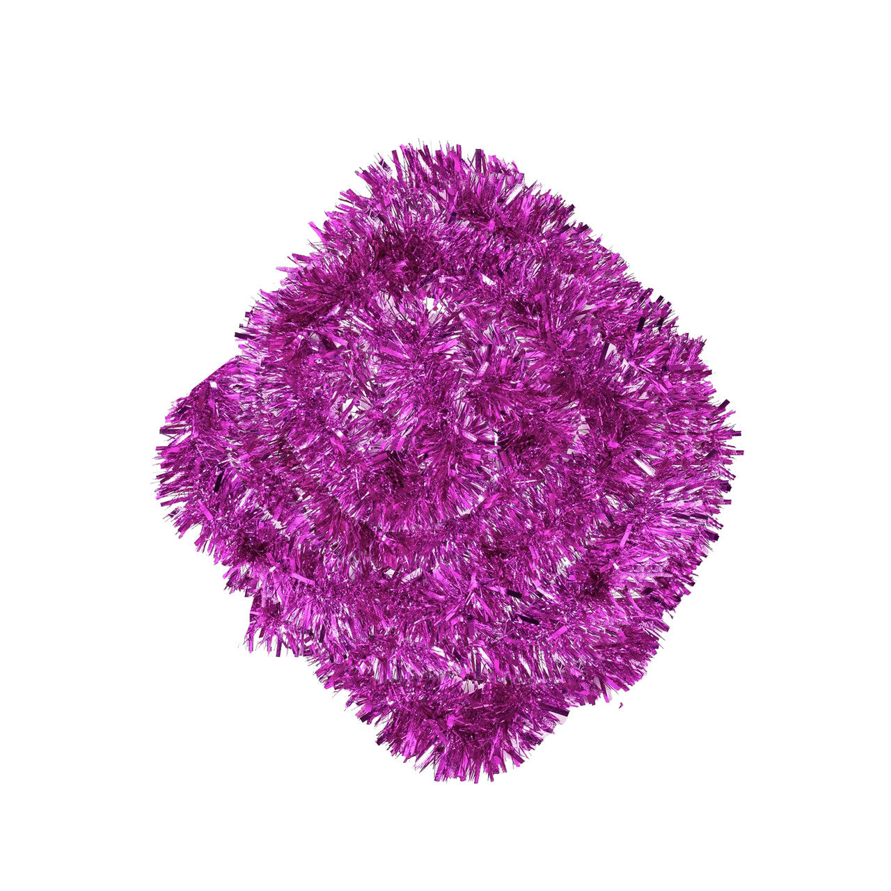 Christmas Tinsel Garland - Hot Pink