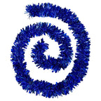 Christmas Tinsel Garland - Blue