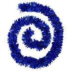 Christmas Tinsel Garland - Blue