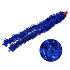 Christmas Tinsel Garland - Blue