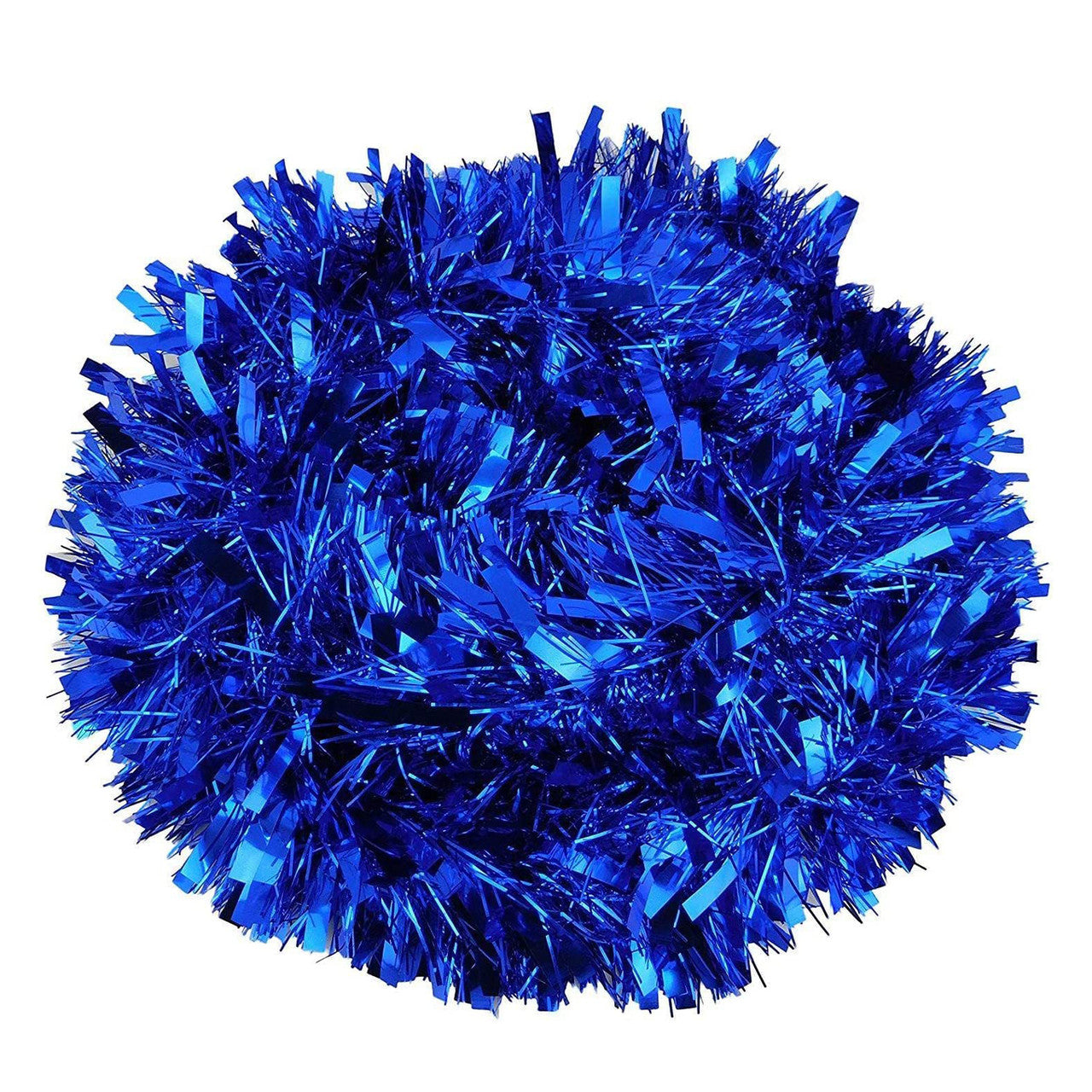 Christmas Tinsel Garland - Blue