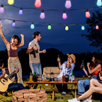 20 Multicolour LED Outdoor Lights - Plum