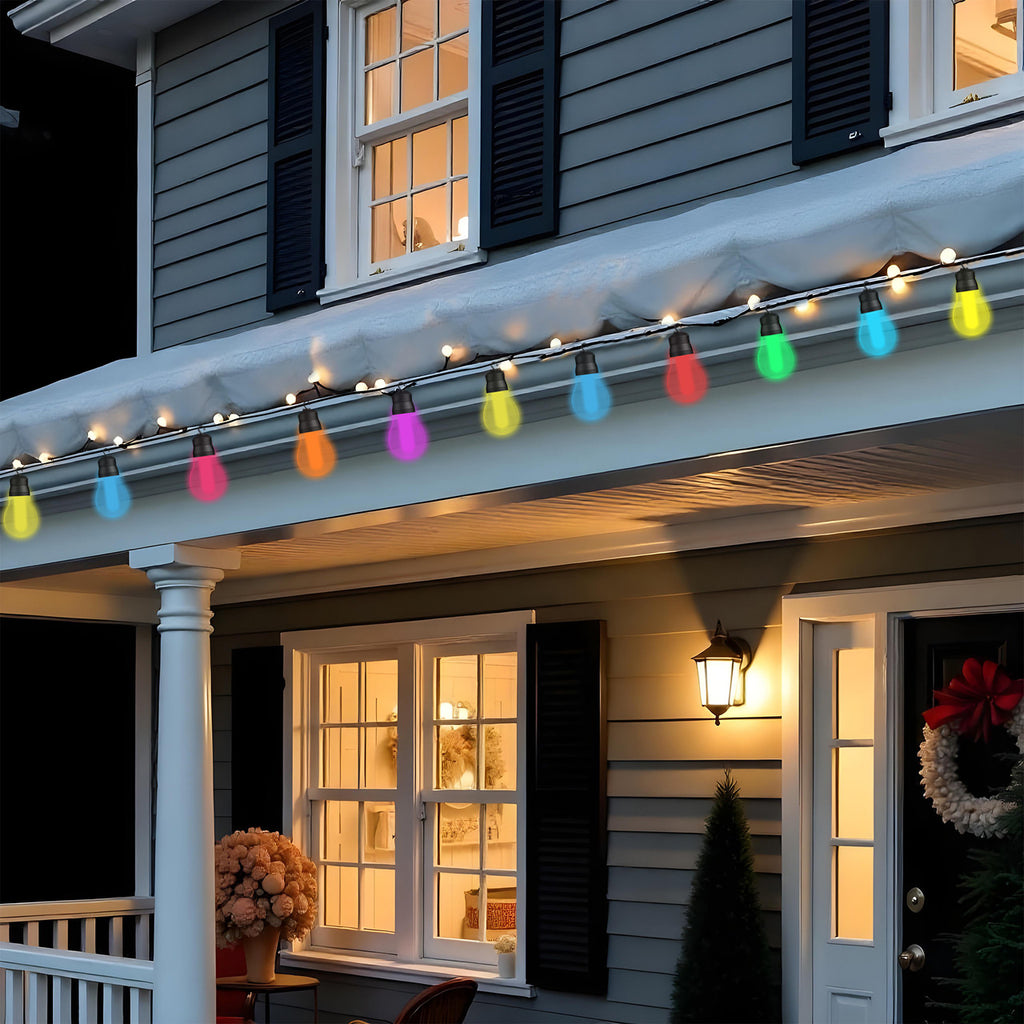20 Multicolour LED Outdoor Lights - Lollipop