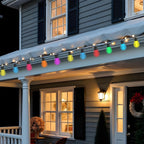 20 Multicolour LED Outdoor Lights - Lollipop