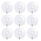 12pcs Suction Cup Metal Hooks - Large