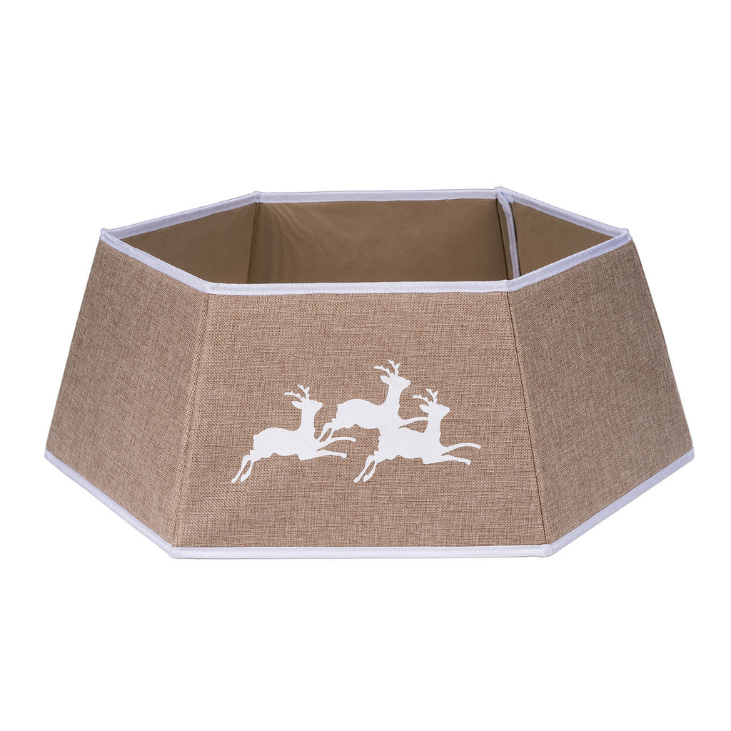 Christmas Tree Skirt Base Cover - Gold