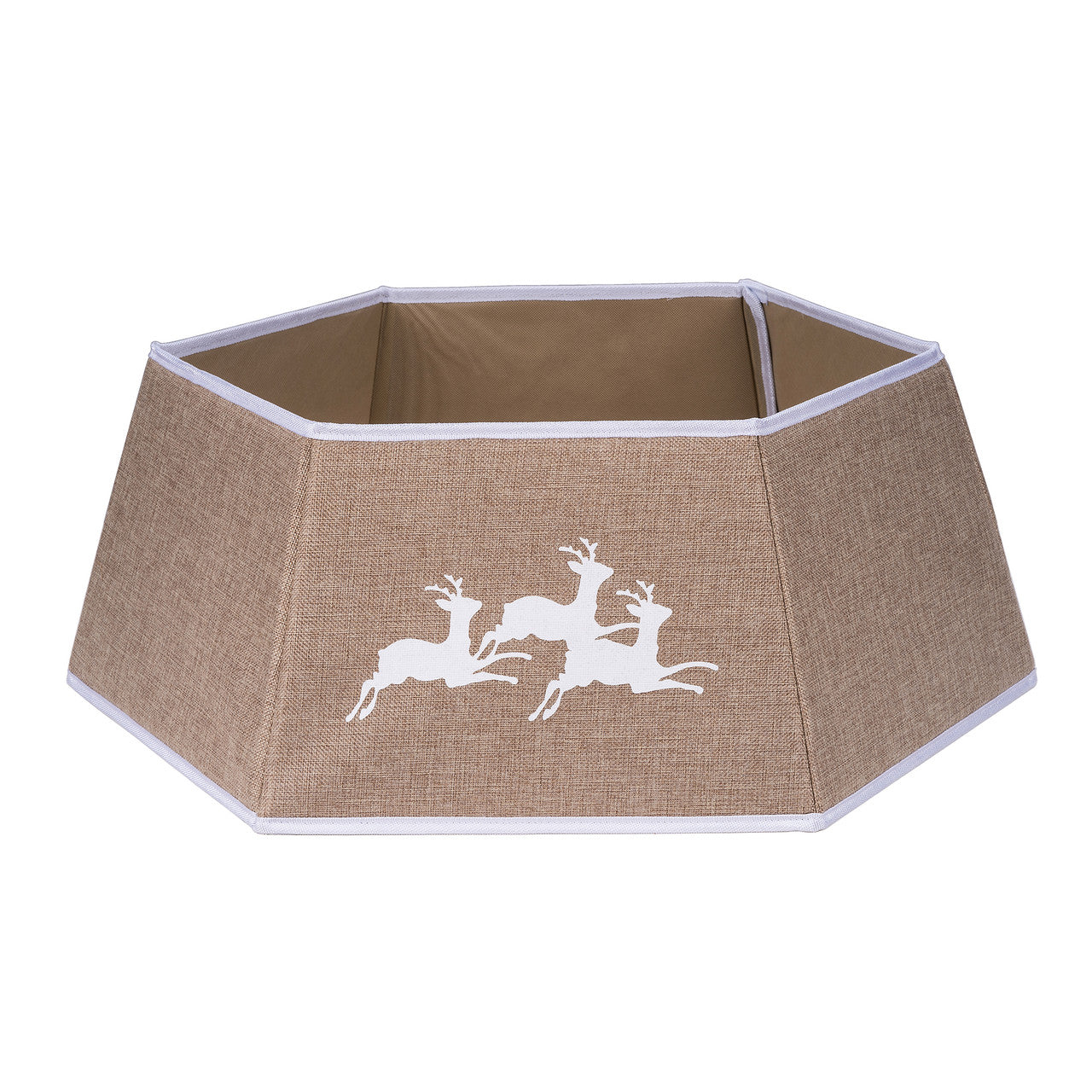 Christmas Tree Skirt Base Cover - Gold