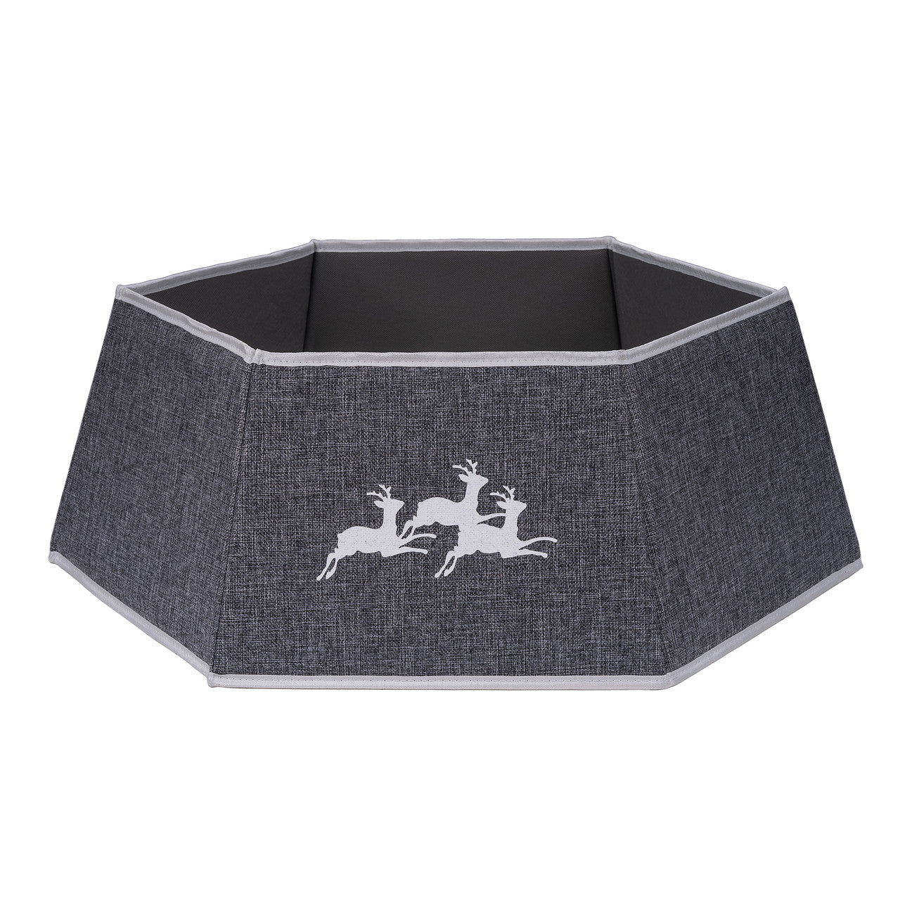 Christmas Tree Skirt Base Cover - Silver