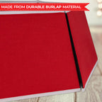 Christmas Tree Skirt Base Cover - Red