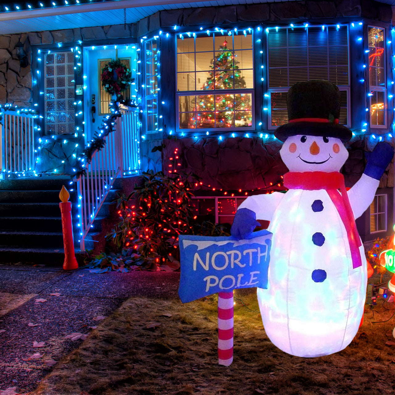 6FT Inflatable Snowman
