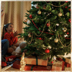 Christmas Tree Decoration Ball - Candy Stripe - 12pcs